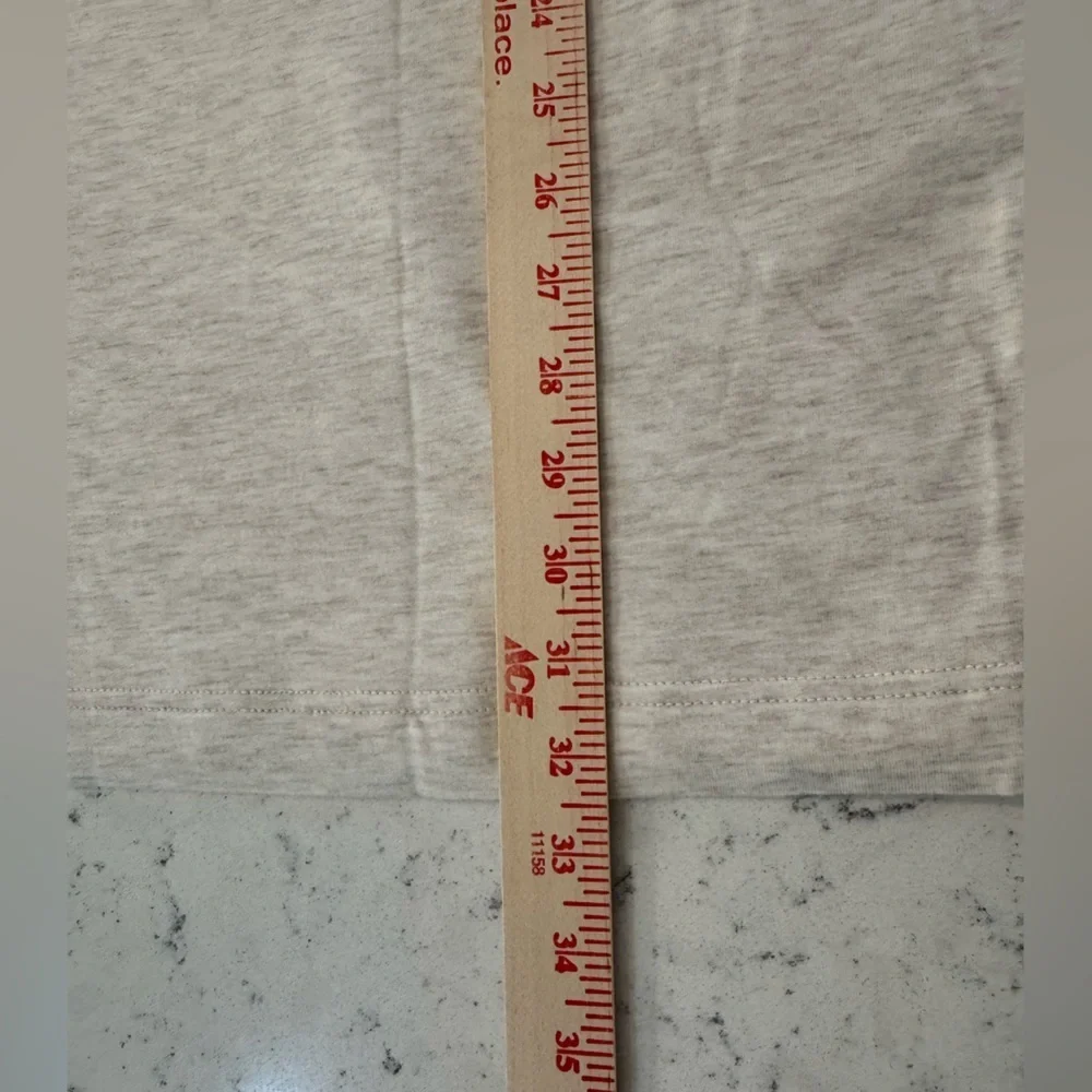 Lou & Grey Signaturesoft Split Neck Pocket Dress Women’s Sz M in Lt Oak Heather - Picture 10 of 12